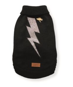 Hondentrui Thunder Bliksemschicht Zwart 30 Cm