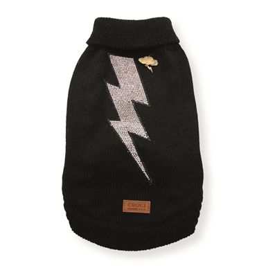 Hondentrui Thunder Bliksemschicht Zwart 30 Cm