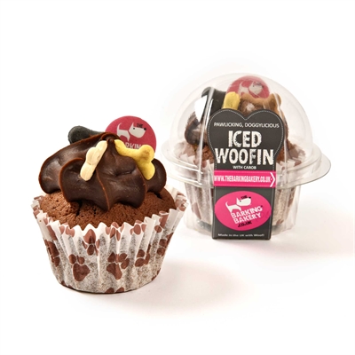 Barking Bakery Vanilla Woofin Met Carob Glazuur
