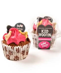 Barking Bakery Vanilla Woofin Met Roze Glazuur