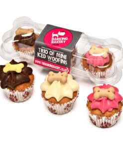 Barking Bakery Mini Iced Woofins Vanilla En Carob Trio Assorti