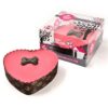 Barking Bakery Yoghurt Topped Pawty Cake Roze Hart Met Kaars