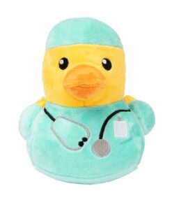 Duck Ducktor Pluche 16X15X17 Cm