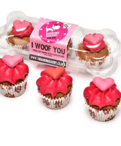 Barking Bakery I Woof You Valentine Mini Iced Woofins Trio Assorti