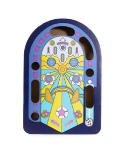 Krabplank En Speelbaan Flipperkast Blauw 31 Cm