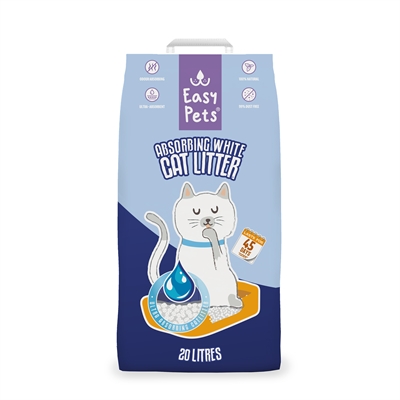 Kattenbakvulling Absorbing White 20 Ltr