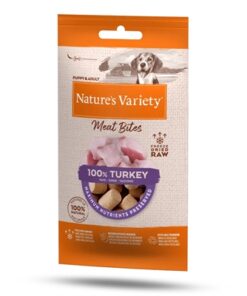 Variety Freeze Dried Meat Bites Turkey 20 Gr