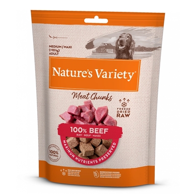 Variety Freeze Dried Chunks Beef 50 Gr