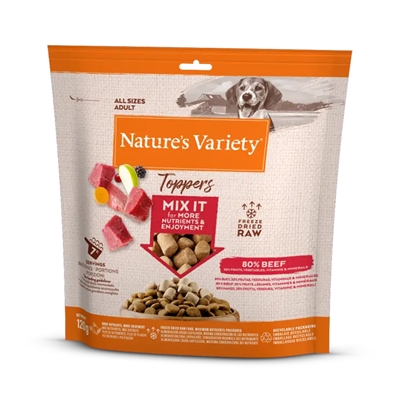 Variety Freeze Dried Toppers Beef 120 Gr