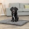 Ligmat Lonni Ribfluweel Grijs 110X75 Cm