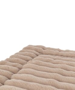 Ligmat Lonni Ribfluweel Lichtbruin 50X35 Cm