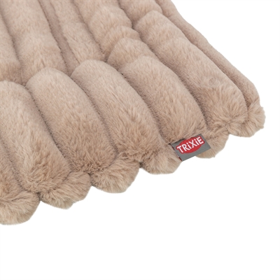 Ligmat Lonni Ribfluweel Lichtbruin 60X45 Cm