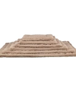 Ligmat Lonni Ribfluweel Lichtbruin 75X55 Cm