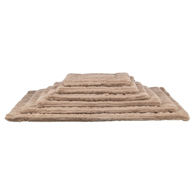 Ligmat Lonni Ribfluweel Lichtbruin 75X55 Cm