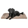 Ligmat Lonni Ribfluweel Lichtbruin 90X65 Cm