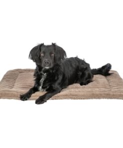 Ligmat Lonni Ribfluweel Lichtbruin 90X65 Cm