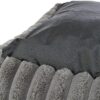 Hondenmand Lonni Ribfluweel Hoekig Grijs 100X70 Cm