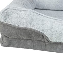 Vital Hondenmand Lino Hoekig Grijs / Lichtgrijs 90X65 Cm