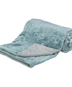 Hondendeken Barry Softpluche Blauw / Grijs 70X50 Cm