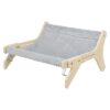 Hangmat Hout Onbehandeld Grijs 47X24X38 Cm
