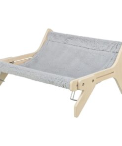 Hangmat Hout Onbehandeld Grijs 47X24X38 Cm