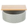 Zandbad Met Platform Muizen / Hamsters Keramiek / Hout 20X20 Cm 21X8 Cm