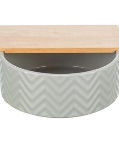 Zandbad Met Platform Muizen / Hamsters Keramiek / Hout 20X20 Cm 21X8 Cm