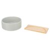 Zandbad Met Platform Degoes / Hamsters Keramiek / Hout 24X24 Cm 25X9 Cm