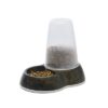 Voerdispencer Loop Marble Zwart / Goud 26X17,5X23 Cm 1,5 Ltr