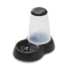 Voerdispencer Loop Marble Zwart / Goud 32,5X22X29 Cm 3 Ltr