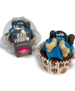 Barking Bakery Carob Woofin Met Blauw Glazuur