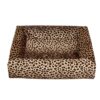 Bed Hoes Premium Luipaard Print Bia-4 85X70X12,5 Cm