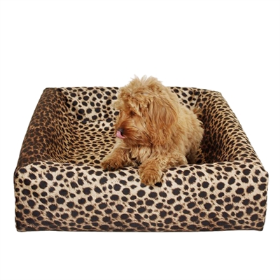 Bed Hoes Premium Luipaard Print Bia-2 60X50X12,5 Cm