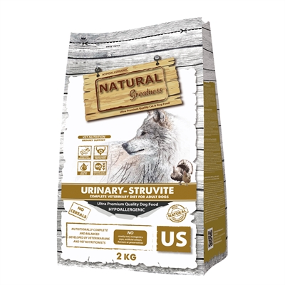 Greatness Veterinary Diet Dog Urinary Struvite Complete Adult 2 Kg