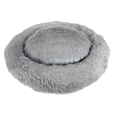 Hondenmand Fluffy Lichtgrijs 85X85X17 Cm