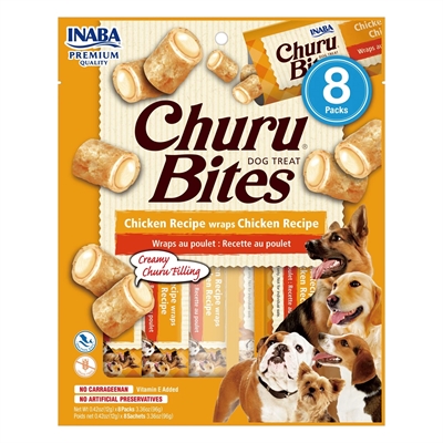 Dog Churu Bites Chicken Recipe Wraps 8X12 Gr