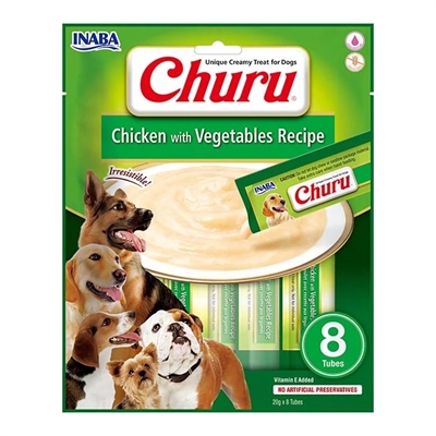 Dog Churu Chicken With Vegetabels Recipe 8X20 Gr