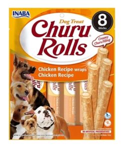 Dog Churu Rolls Chicken Recipe Wraps 8X12 Gr