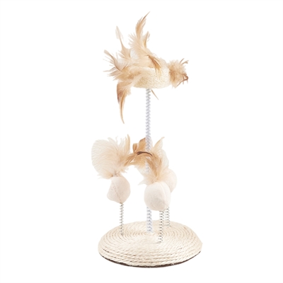 Natural Wobbler Kattenspeelgoed 14X14X25 Cm
