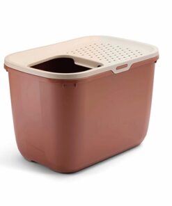 Kattenbak Hop In Champagne Roze / Terracotta 58,5X39X39,5 Cm