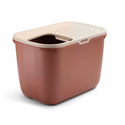 Kattenbak Hop In Champagne Roze / Terracotta 58,5X39X39,5 Cm