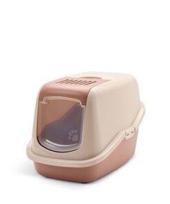 Kattenbak Nestor Champagne Roze / Terracotta 56X39X38,5 Cm