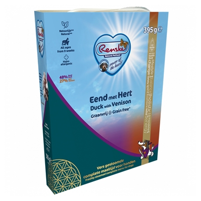 Vers Gestoomd Vlees Eend Met Hert Graanvrij 10X395 Gr