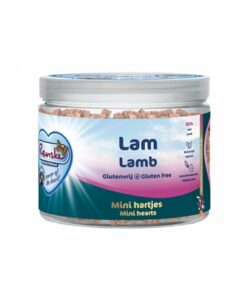 Gezonde Beloning Mini Hartjes Lam 100 Gr