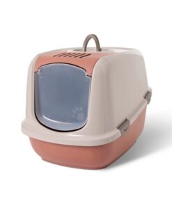 Kattenbak Nestor Jumbo Champagne Roze / Terracotta 66,5X48,5X46,5 Cm