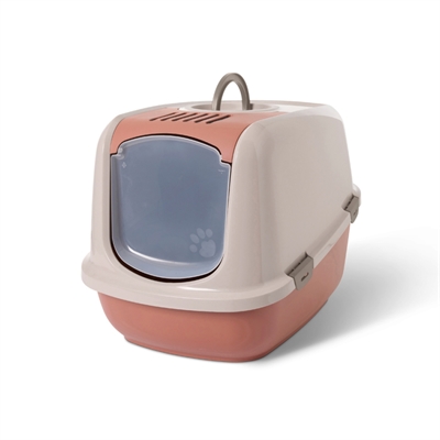 Kattenbak Nestor Jumbo Champagne Roze / Terracotta 66,5X48,5X46,5 Cm