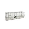 Clubix 200 Knaagdierkooi Zwart / Lichtgrijs 200X50X63,5 Cm
