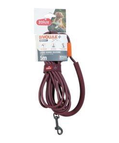 Bvk Sleeplijn Rond Siliconen Rood 5 Mtr X 0,6 Cm