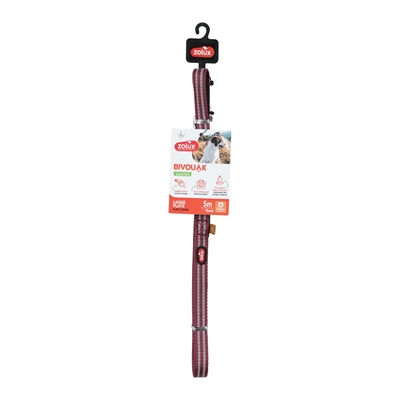 Bvk Sleeplijn Plat Rood 5 Mtr 1,5 Cm