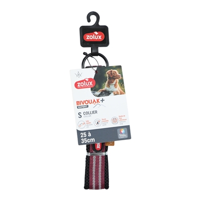 Bvk Halsband Hond Rood S 25-35 Cm X 3,5 Cm